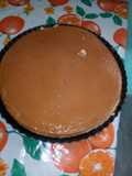 Flan with Maria Cookies