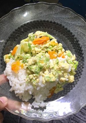 Foto resep Tumis Sawi Putih, Wortel & Telur Orak Arik Untuk Balita