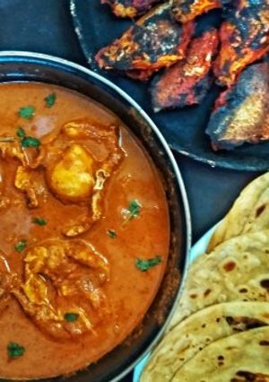 A picture of Indian Egg curry.