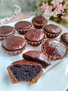 Foto resep Choco Brownie Tarts/Pie Brownies