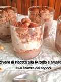 351🥜🍫Bicchiere di ricotta alla Nutella e amaretti 🍪