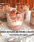 351🥜🍫Bicchiere di ricotta alla Nutella e amaretti 🍪