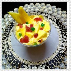A picture of Mango Faluda Pudding.
