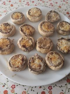 Una foto de Champiñones rellenos