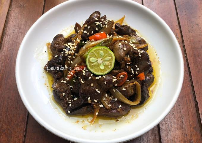 Resep Ati Ampela Ayam Saus Mentega Resep Ati Ampela Ayam Saus Mentega