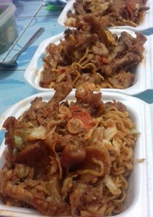 Foto resep Mie tulang mercon