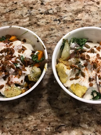 Recipe Veggie Quinoa Bowl w/ Spiced Chickpeas the Delicious Delicious