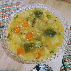 A picture of Sabudana Vegetable Khichdi.