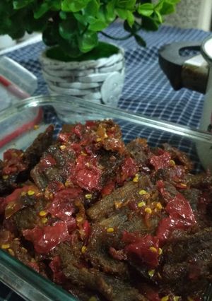 Foto resep Daging sambal batokok (dendeng balado)