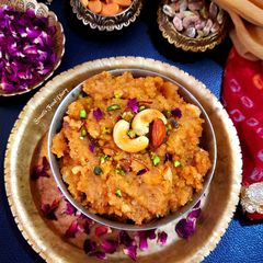Mohan Bhog Halwa A picture of Mohan Bhog Halwa.