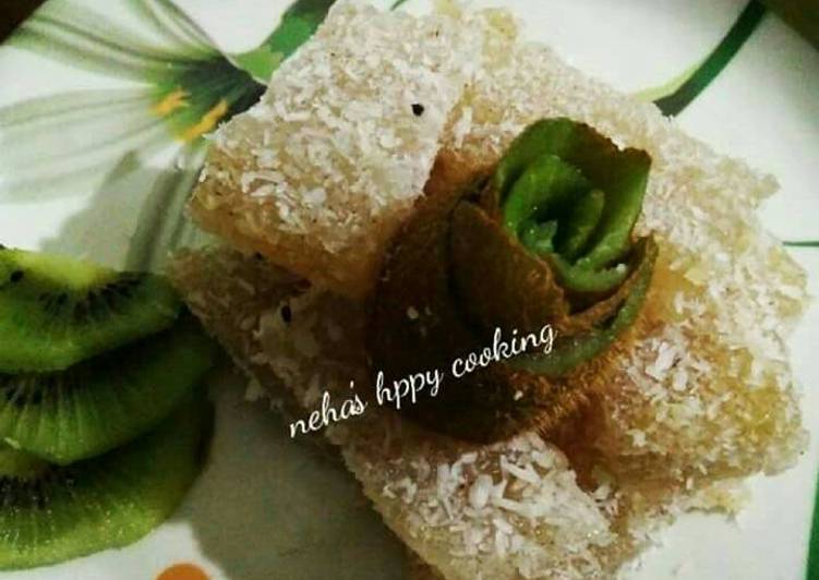 Sago kiwi cake