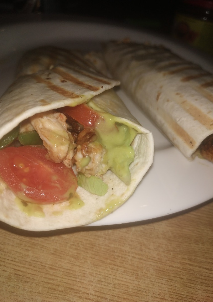Una foto de Fajitas de pollo mexicanas