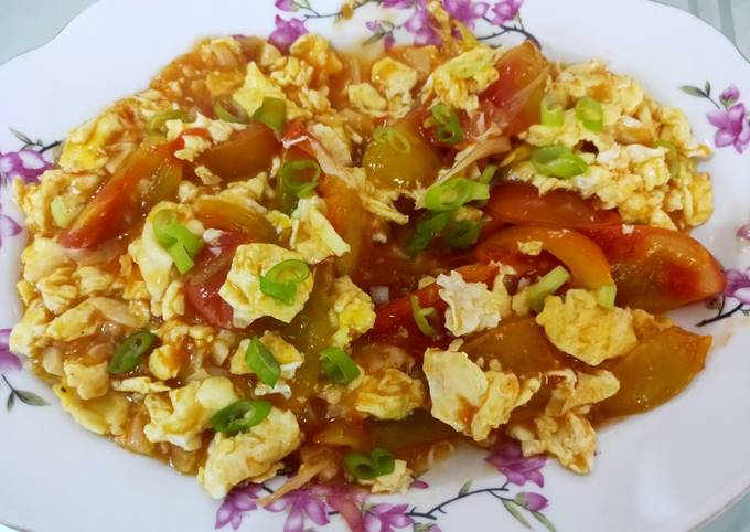 Resep Tumis Tomat Dan Telur Tomato And Egg Stir Fry Oleh Henry Christi