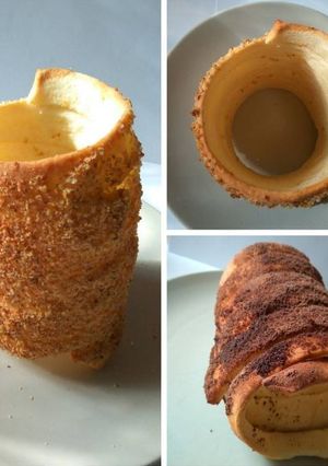Kürtős kalács a sütőből recept fotója