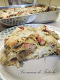 Lasagne in bianco con carciofi e salsiccia