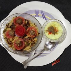 A picture of Green chickpeas pulav.