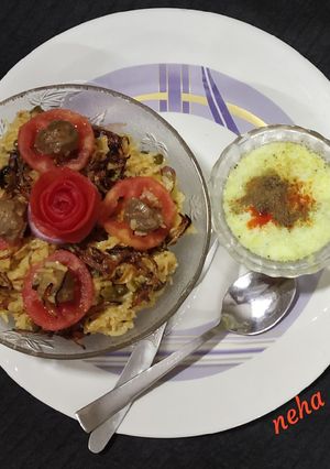 A picture of Green chickpeas pulav.