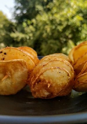 A picture of Peri peri potato twist.