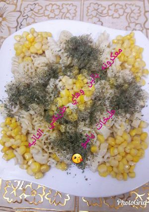 صورة لوصفة معكرونه باللبن