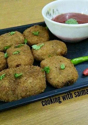 A picture of Potato chicken nuggets.