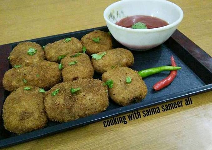 Potato chicken nuggets Recipe