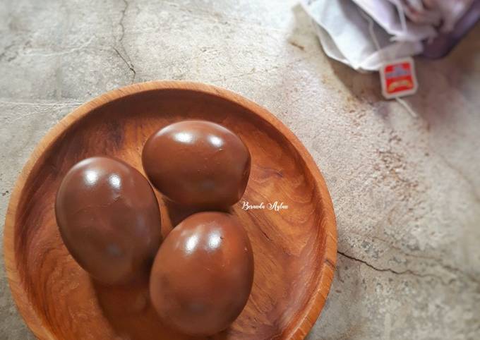 Anti Ribet, Bikin Telur Pindang Teh Celup Wajib Dicoba