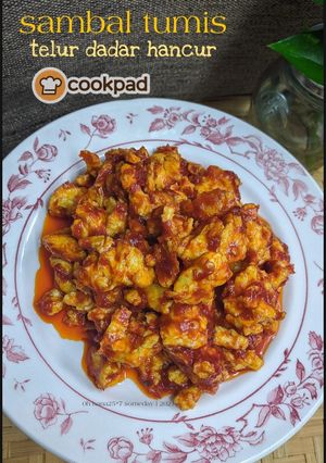 Gambar Sambal tumis telur dadar hancur