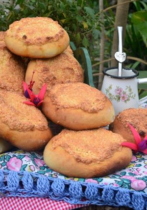 Una foto de Pao de deus (pan de Diós)🤓