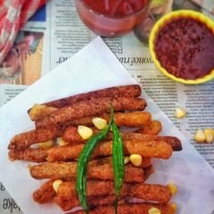 A picture of Cheese Corn Finger Fries.