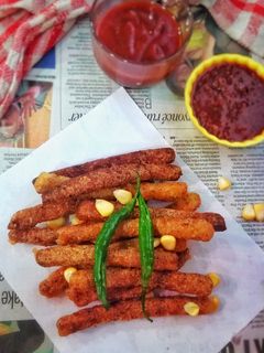 A picture of Cheese Corn Finger Fries.
