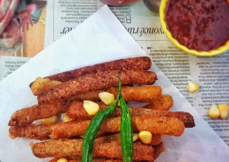 Easiest Way to Make Ultimate Cheese Corn Finger Fries