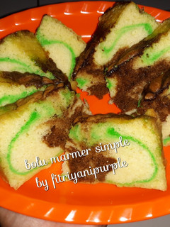 Foto resep Bolu Marmer Simple