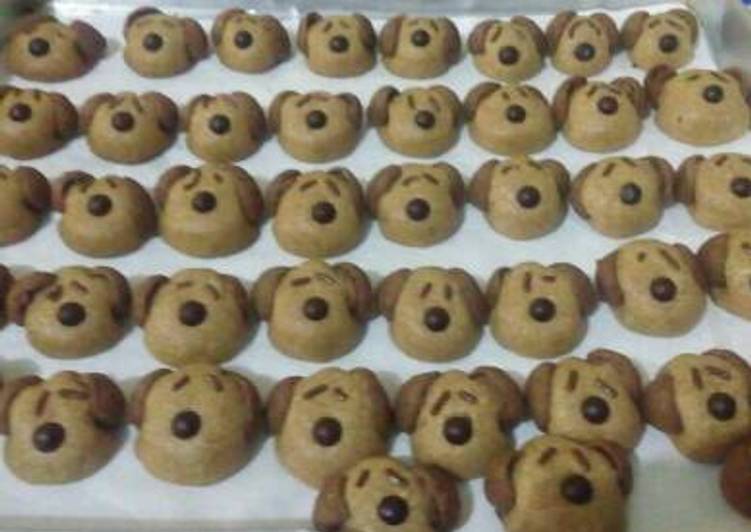 Resep Dog cookies Anti Gagal