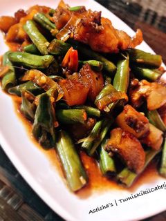 Foto resep Tumis kikil cabe ijo