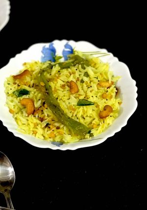 A picture of Lemon Rice.