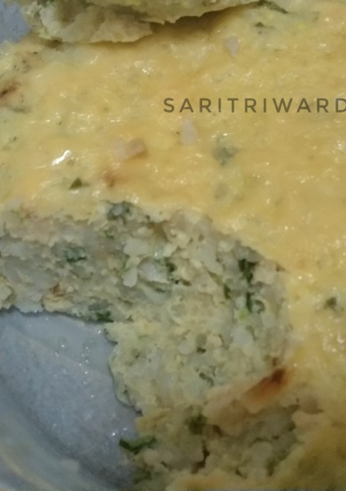 Foto resep Nasi Telur Kukus #mpasi