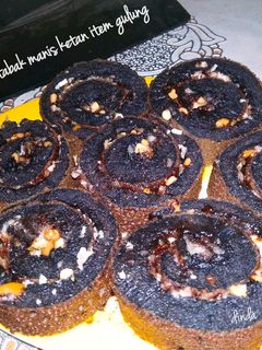 Foto resep Martabak manis ketan item gulung