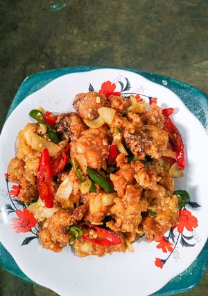 Foto resep Ayam kriuk lada hitam