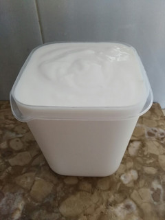 Una foto de Yogurt casero de coco