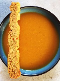 Une photo de Velouté de courge butternut