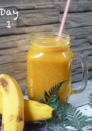 Foto resep Monday Yellow Smoothie