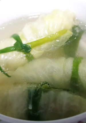 Hình của món Bắp sú cuộn thịt.