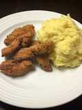 Dedos de Pechuga de pollo y Puré