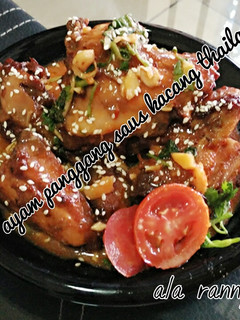 Foto resep Ayam panggang saus kacang thailand