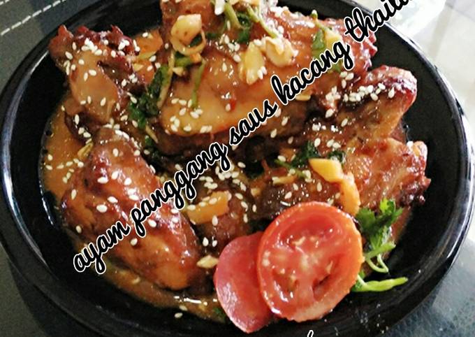 Resep Ayam panggang saus kacang thailand oleh Ranny Resep Ayam panggang saus kacang thailand oleh Ranny