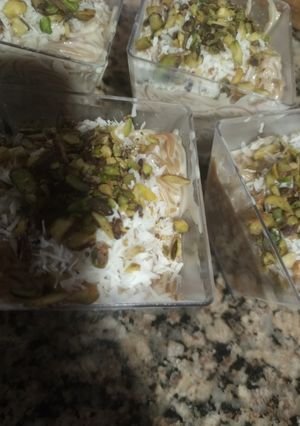 صورة لوصفة حلى شعيرية بالحليب
