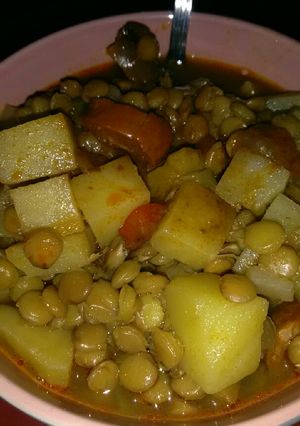 Una foto de Lentejas con chorizo y patata