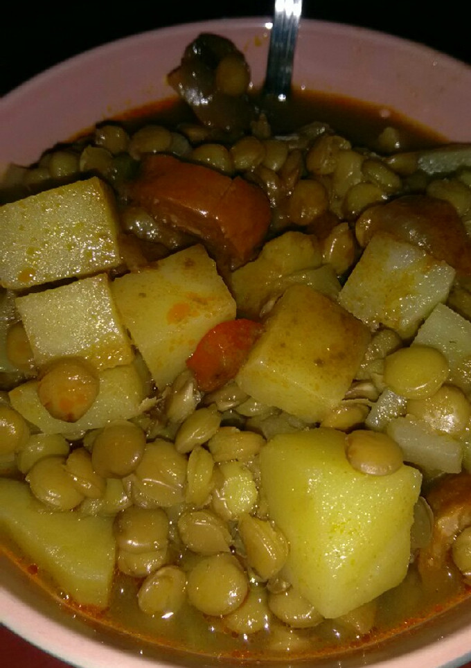 Una foto de Lentejas con chorizo y patata