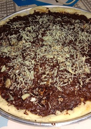 Foto resep Pizza coklat sederhana