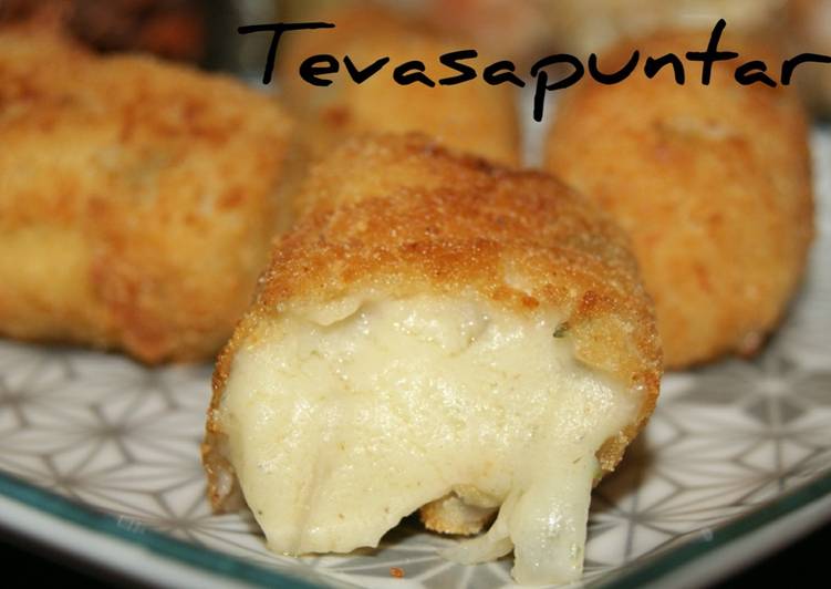 Croquetas de queso azul